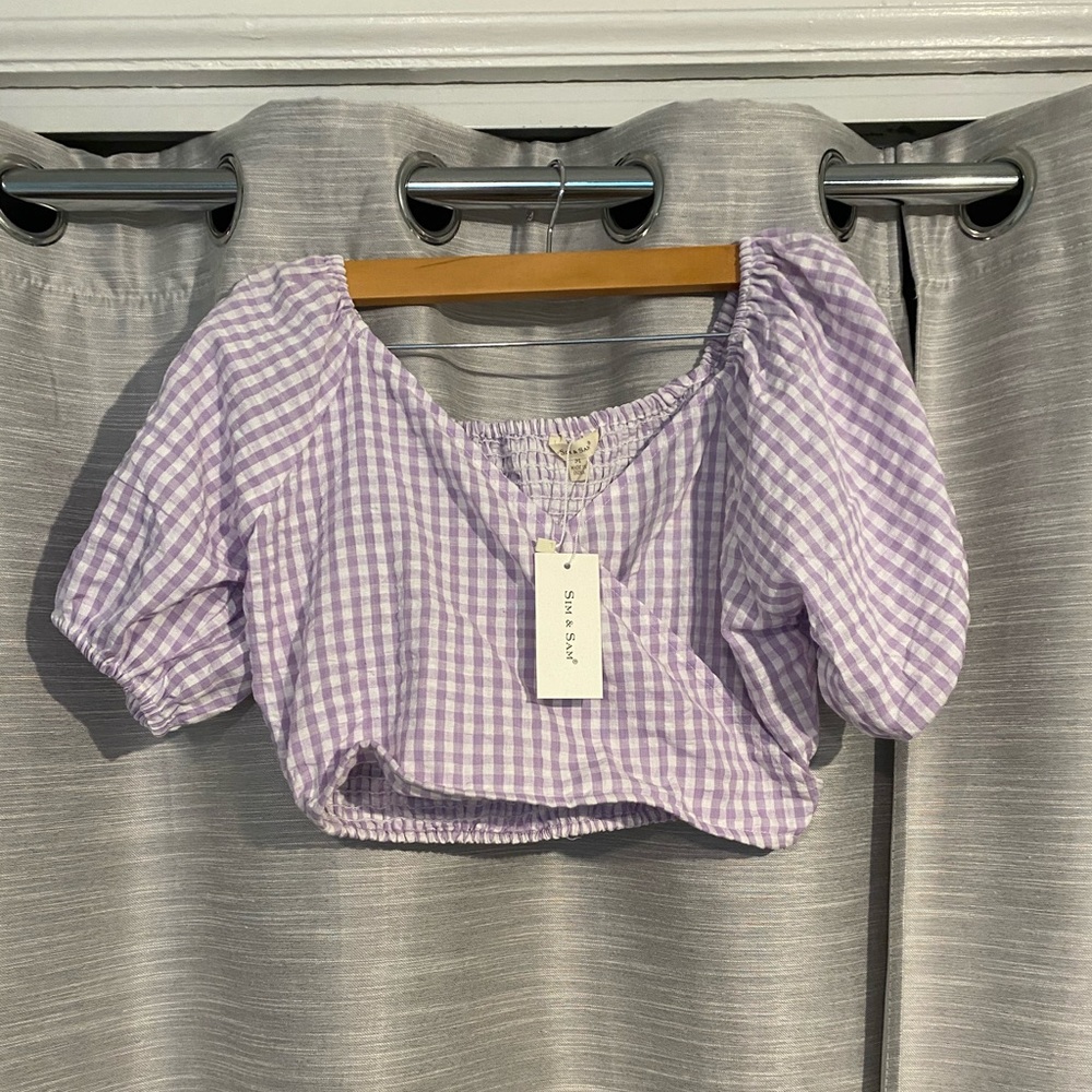 Sim & Sam Crop Top NWT